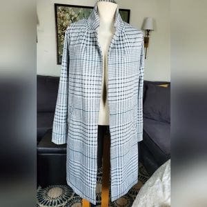 Tattersall Pattern over coat. Size L.